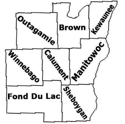East Central Wisconsin Map
